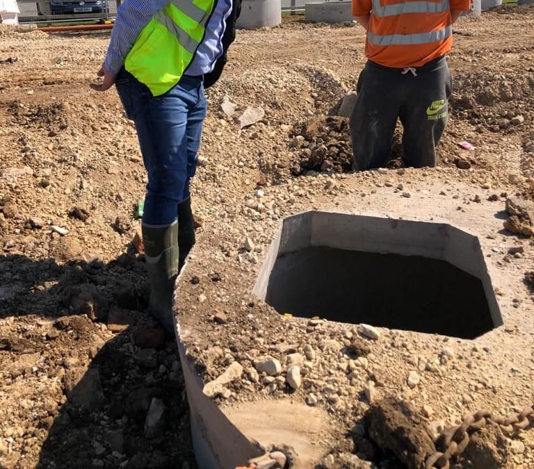 Tracey Concrete site visit with Harlor Civils Ltd